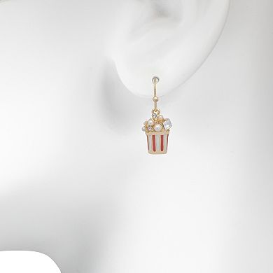 LC Lauren Conrad Gold Tone Popcorn Drop Earrings