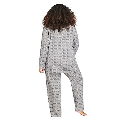 Avenue Women's Plus Size Button Through Sleep Top