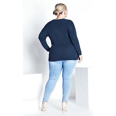 Avenue Women's Plus Size Primrose Sweater