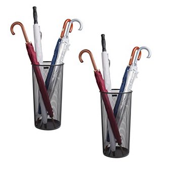 Mind Reader Multi-Purpose Storage Organizers Umbrella Stand Set of 2