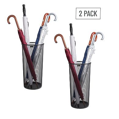 Mind Reader Multi-Purpose Storage Organizers Umbrella Stand Set of 2
