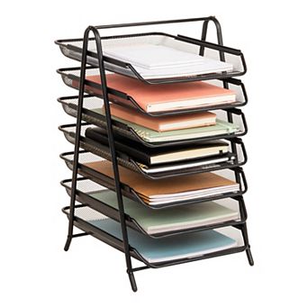 Mind Reader 7 tier Metal Paper Tray Organizer