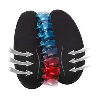 Mind Reader Lumbar Support Pillow with Air-Cloud Technology