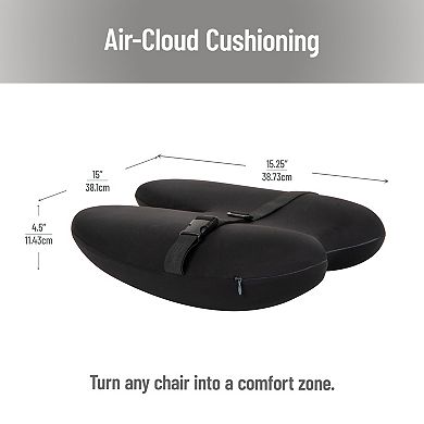 Mind Reader Lumbar Support Pillow with Air-Cloud Technology