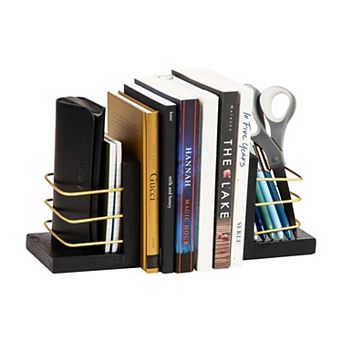 Mind Reader 2 pc Decorative Basket Bookend Table Decor Set