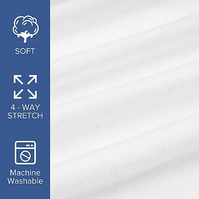 Awesome Home Jersey Knit Ultra Soft Stretch Box Spring Cover