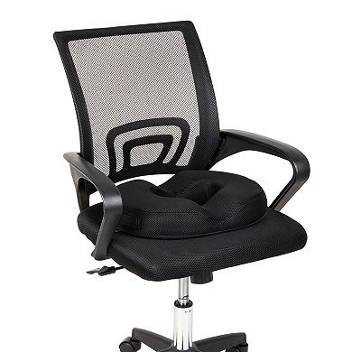 Mind Reader Donut Pillow Seat Cushion with Air-Cloud Technology