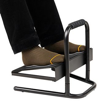 Mind Reader Adjustable Metal Foot Rest Under Desk