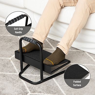 Mind Reader Adjustable Metal Foot Rest Under Desk