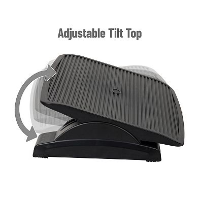 Mind Reader Height Adjustable Plastic Foot Rest
