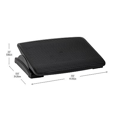 Mind Reader Height Adjustable Plastic Foot Rest
