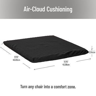 Mind Reader Ergonomic Gel Core Seat Cushion with Pressure Relief