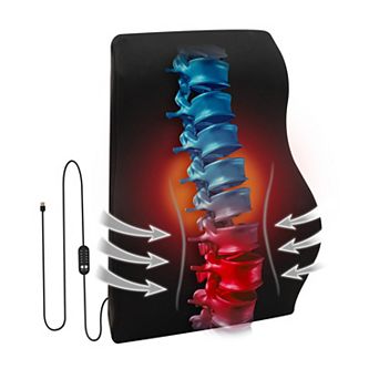 Mind Reader Heated Air Cloud Lumber Cushion