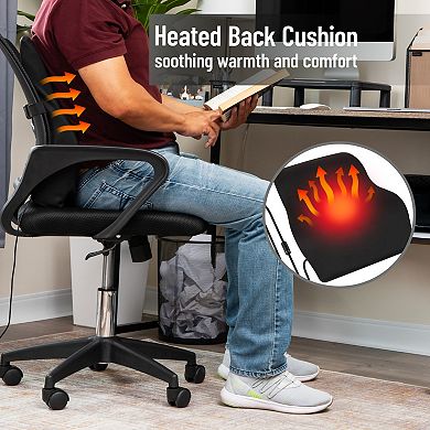 Mind Reader Heated Air Cloud Lumber Cushion