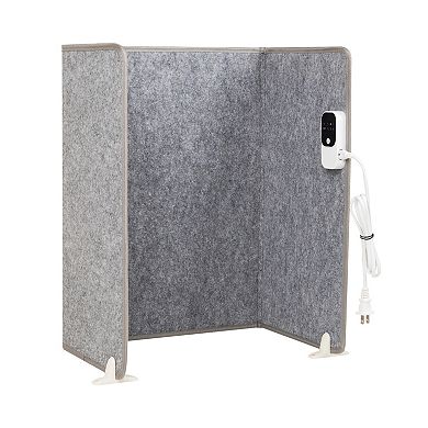 Mind Reader Foldable Electric Foot Warmer Panel with Thermostat