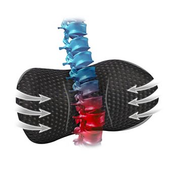 Mind Reader Lumbar Support Pillow with Air-Cloud Technology