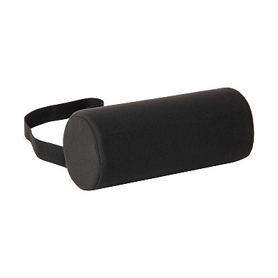 Mind Reader Lumbar Roll Pillow with Air-Cloud Memory Foam Support