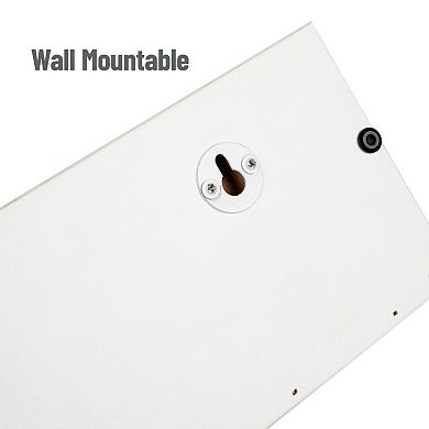 Mind Reader Wall-Mounted Floating Shelves Office Organizers Set of 2