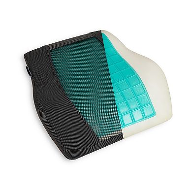Mind Reader Lumbar Support Cushion with Back Pain Relief & Proper Posture Support