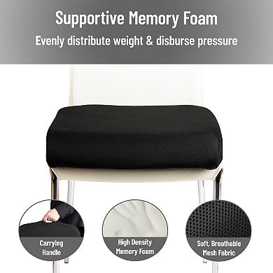 Mind Reader Ergonomic Air-Cloud Seat Cushion for Posture Support