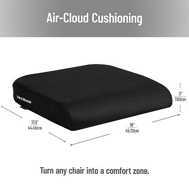 Mind Reader Ergonomic Air-Cloud Seat Cushion for Posture Support