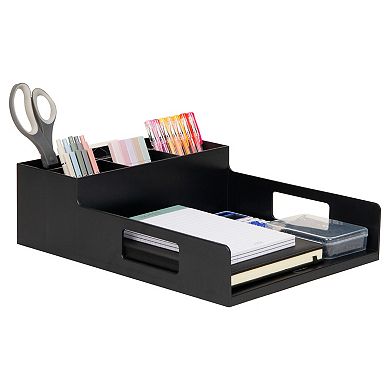 Mind Reader 7-Compartment Utensil Napkin & Plate Organizer Tray