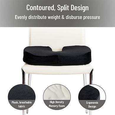 Mind Reader Memory Foam Seat Cushion with Air-Cloud Technology