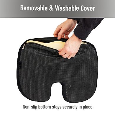 Mind Reader Memory Foam Seat Cushion with Air-Cloud Technology