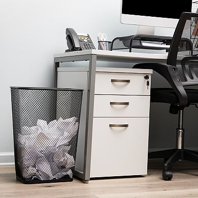 Mind Reader 10-gal. Wire Mesh Waste Bins 2-Pack