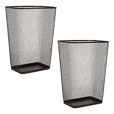 Mind Reader 10-gal. Wire Mesh Waste Bins 2-Pack