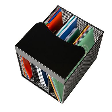 Mind Reader Slide-On Multi-Compartment Under Desk File Organizer