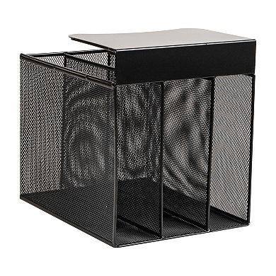 Mind Reader Slide-On Multi-Compartment Under Desk File Organizer