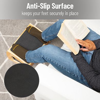 Mind Reader Footrest with Anti-Slip Surface for Comfort and Support