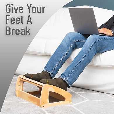 Mind Reader Footrest with Anti-Slip Surface for Comfort and Support