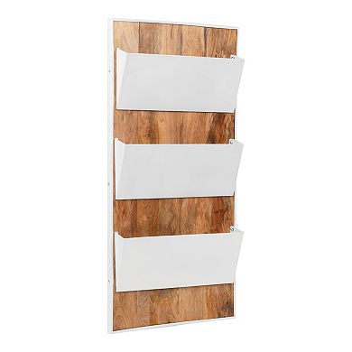 Mind Reader 3-Tier Wall-Mounted File Organizer