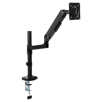 Mind Reader Single Monitor Arm Gas Spring VESA Desk Mount for 13 to 32-inch Screens