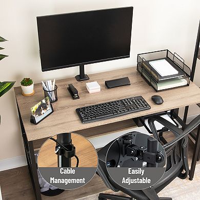 Mind Reader Single Monitor Desk Mount for 13 to 32-inch Screens VESA