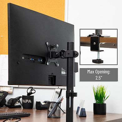 Mind Reader Single Monitor Desk Mount for 13 to 32-inch Screens VESA