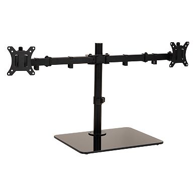 Mind Reader Freestanding Dual Monitor Desk Mount 13 to 32-inch VESA Full Motion Mount