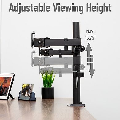 Mind Reader Dual Monitor Mount for 13 to 32-inch Screens