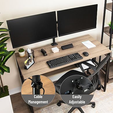 Mind Reader Dual Monitor Mount for 13 to 32-inch Screens