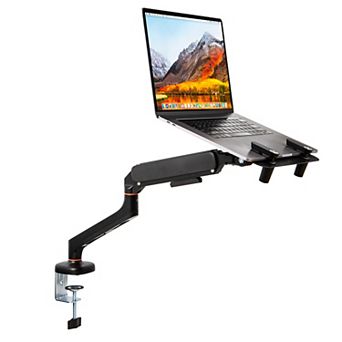 Mind Reader Gas Spring Laptop & Monitor Desk Mount For 11.6 to 17.3-inch Laptops