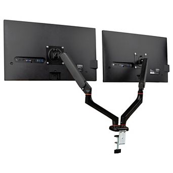 Mind Reader Dual Monitor Gas Spring Desk Mount for 13 to 32-inch Monitors
