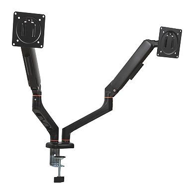 Mind Reader Dual Monitor Gas Spring Desk Mount for 13 to 32-inch Monitors