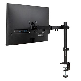 Mind Reader Single Monitor Desk Mount Adjustable Tilt Swivel Rotate