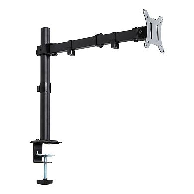 Mind Reader Single Monitor Desk Mount Adjustable Tilt Swivel Rotate
