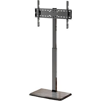 ZUQIETA Heavy-Duty Floor TV Stand - Swivel & Height Adjustable for 32-75” TVs up to 110 lbs