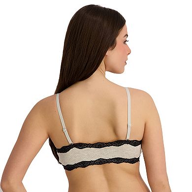Juniors' SO 2-Pack Lace Trim Bralette SO51-117P2
