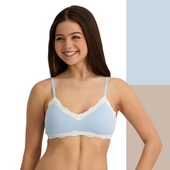 Juniors' SO® 2-Pack Lace Trim Bralette SO51-117P2