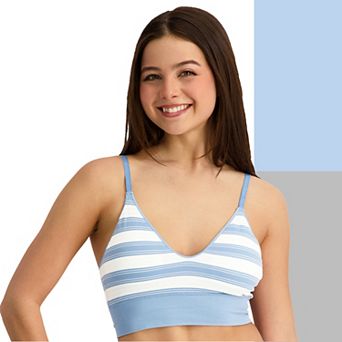 Juniors' SO® 2-Pack Striped Triangle Bralette SO51-120P2
